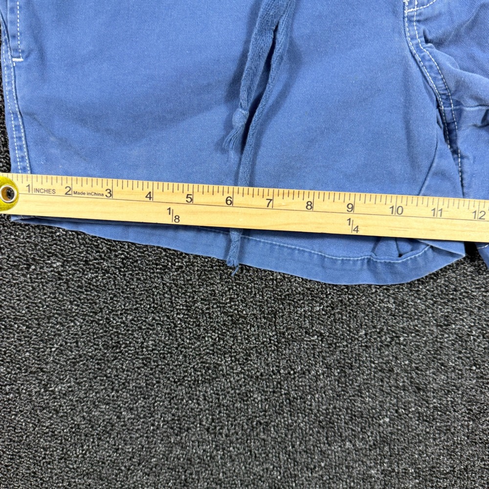Vintage Abercrombie &‎ Fitch Hiking Shorts Womens 9 Blue Drawstring Mid Rise - Picture 6 of 7